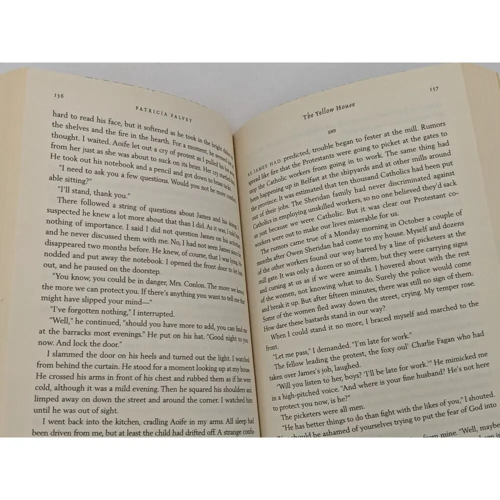 The Yellow House A Novel By Patricia Falvey Best Seller First Trade Edition 2011